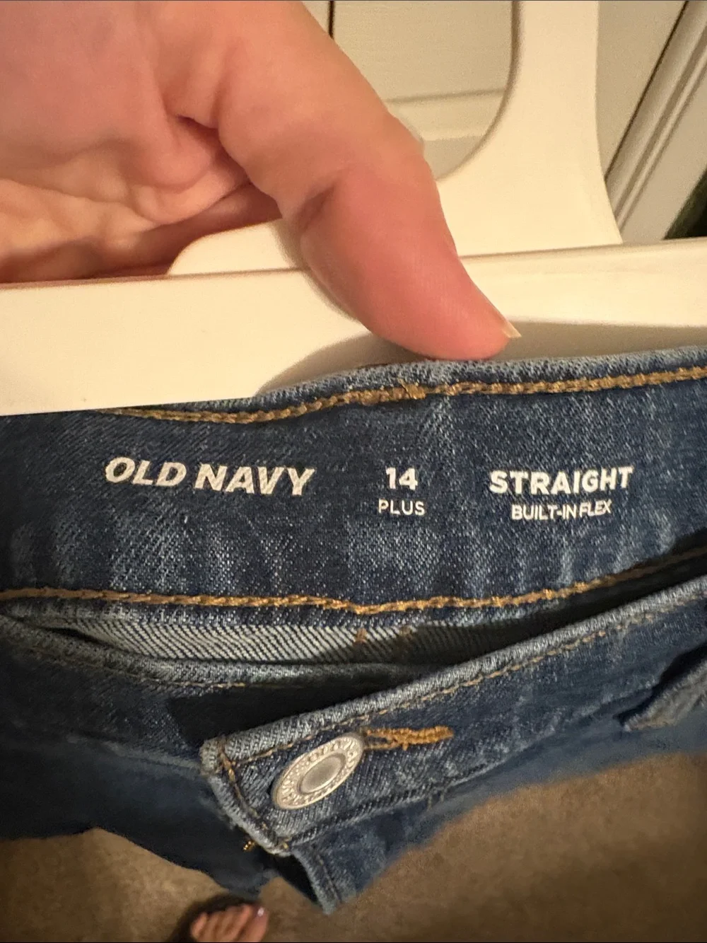 Old Navy Dark Blue Straight Jeans for Kids